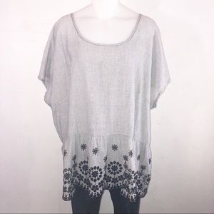 Sonoma eyelet top Sz 3X